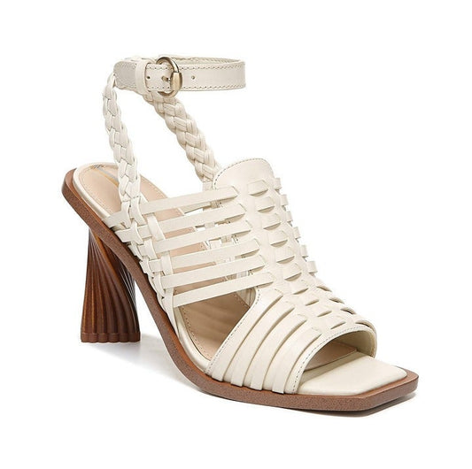 Sam Edelman Holland Women's Ivory Heeled Sandals Size 9.5 M (MSRP $180)