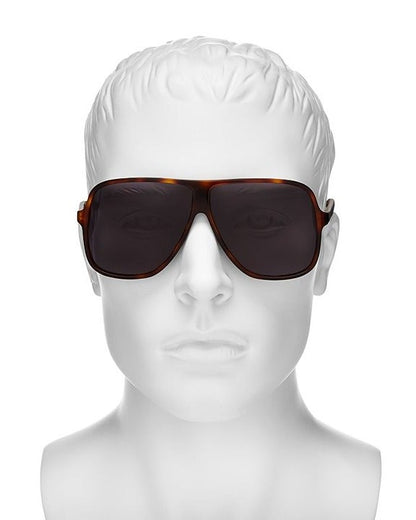 Illesteva Unisex Connecticut Sunglasses Havana Frame & Grey Lens 65 (MSRP $220)