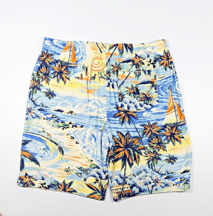 Polo Ralph Lauren Men's Palm Tree Drawstring Track Shorts Size M (MSRP $138)