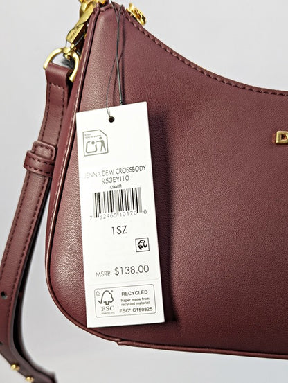 DKNY Jenna Demi Women's Convertible Small Crossbody Bag (MSRP $138)