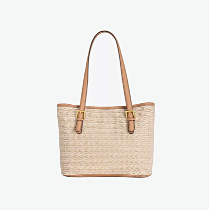 Style & Co Women's Classic Straw Tote in Natural (MSRP $100)