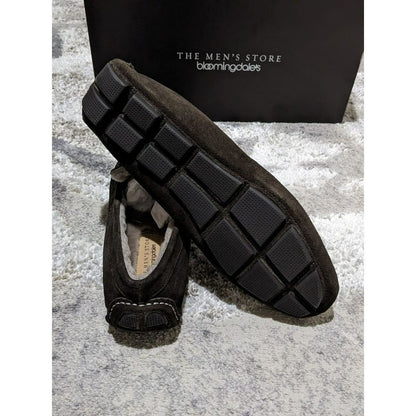 The Men's Store Bloomingdale's Shearling Dark Brown Slipper Size 10 (MSRP $145)