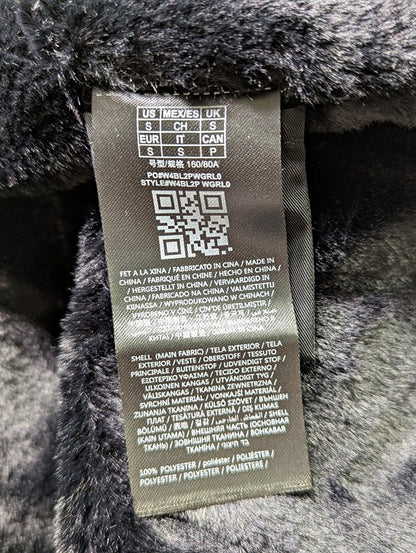 NWOT GUESS Women's Black Faux-Fur-Lined Hooded Puffer Coat Size S (MSRP $320)