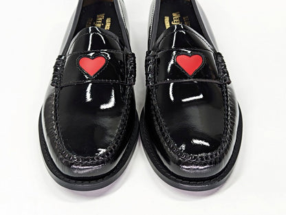 G.H. Bass Women's Whitney Love Heart Weejun Penny Loafers Size 9 (MSRP $195)