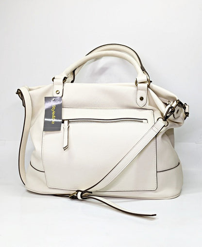 Style & Co Women's Hudsonn Tote Alabaster O/S (MSRP $80)