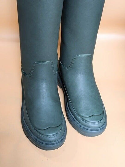 Hunter Women's Olive Chasing Knee Boot Killing Eve Size 5 / EU 36 (MSRP $395)