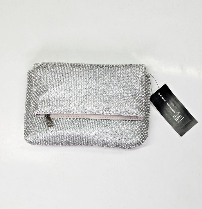 I.N.C. International Concepts Averry Mesh Crystal Crossbody (MSRP $70)