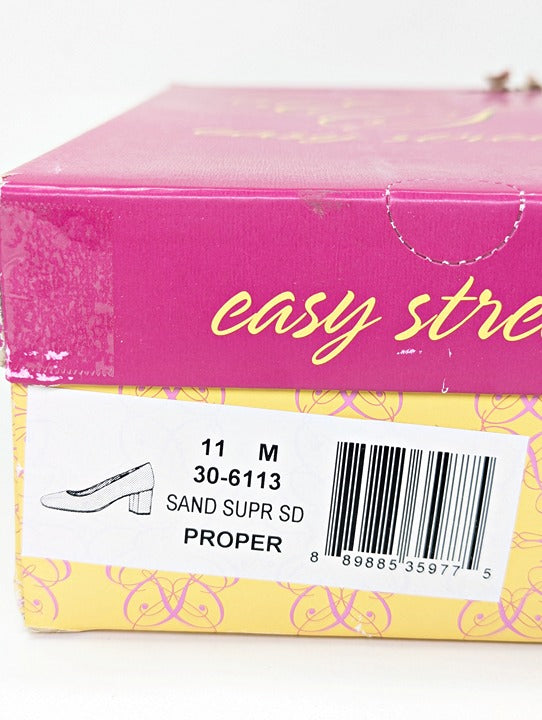 Easy Street Proper Women's Pumps Sand Super Suede Size 11 (MSRP $60)