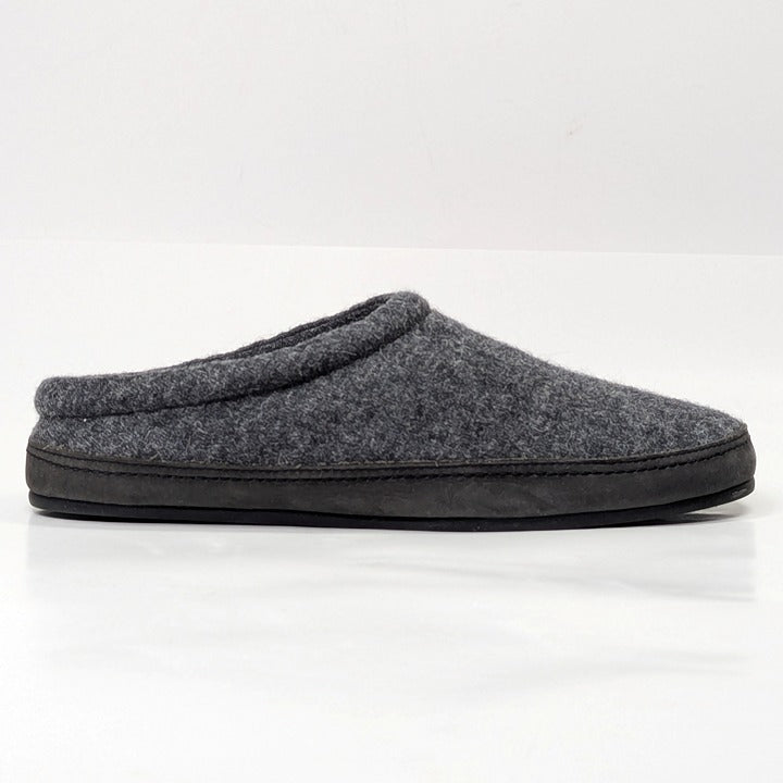 Vince Men's Howell Shearling-Lined Slippers Charcoal Gray Size 9 (MSRP $150)