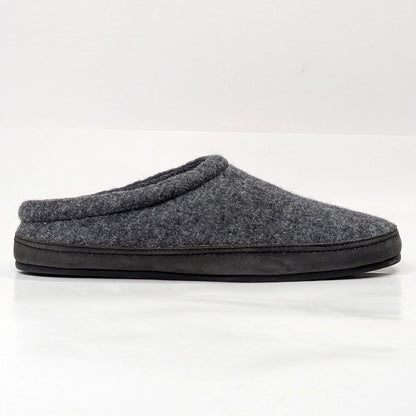 Vince Men's Howell Shearling-Lined Slippers Charcoal Gray Size 9 (MSRP $150)