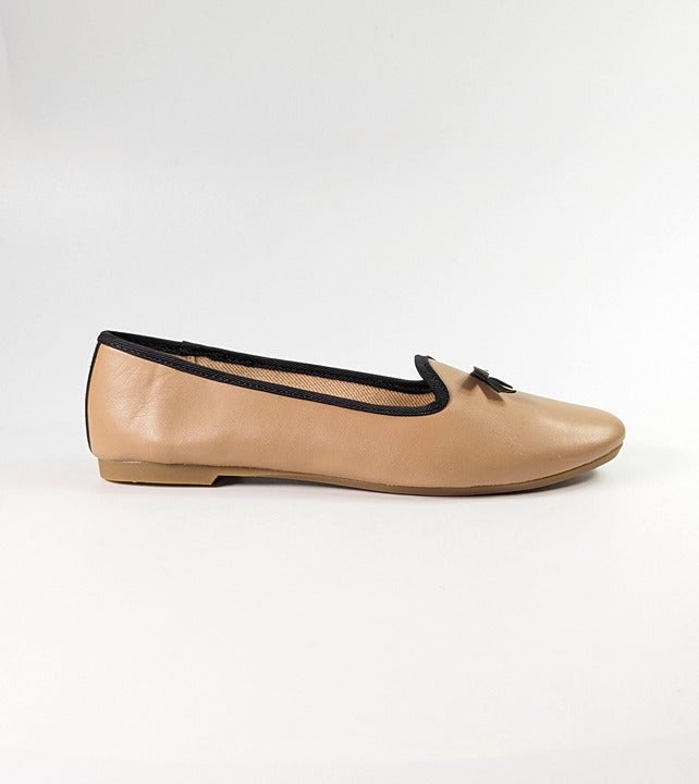 Charter Club Women's Kimii Deconstructed Loafers Nude/Black Size 9 M (MSRP $60)