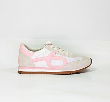On 34th Women's Madisonn Colorblock Sneakers Tan/Pink/Bone Size 5 (MSRP $80)