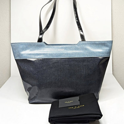 Rag & Bone Women’s Emerson Tote Coated Canvas Denim (MSRP $298)