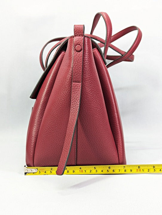 Radley London The Chancery Large Leather Shoulder Bag Medium Red (MSRP $448)