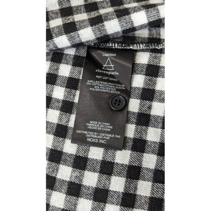 Eleven Paris Men's Flannel Colorblock Shirt Men's Size S (MSRP $145)