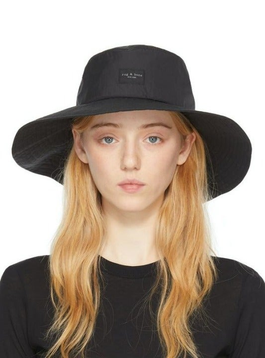 Rag & Bone Women's Black Addison Cruise Beach Hat Size S/M (MSRP $150)