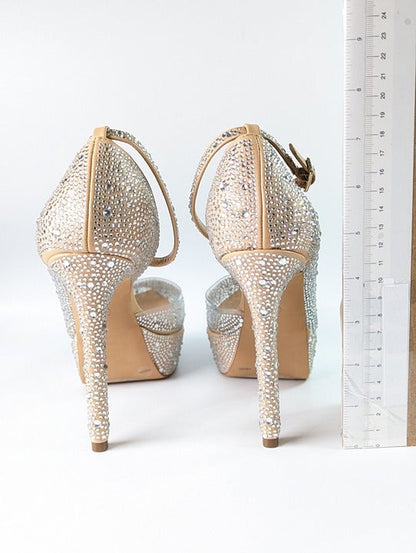 Jessica Simpson Women's Ormanda Embellished Platform Pumps Size 8.5 (MSRP $129)