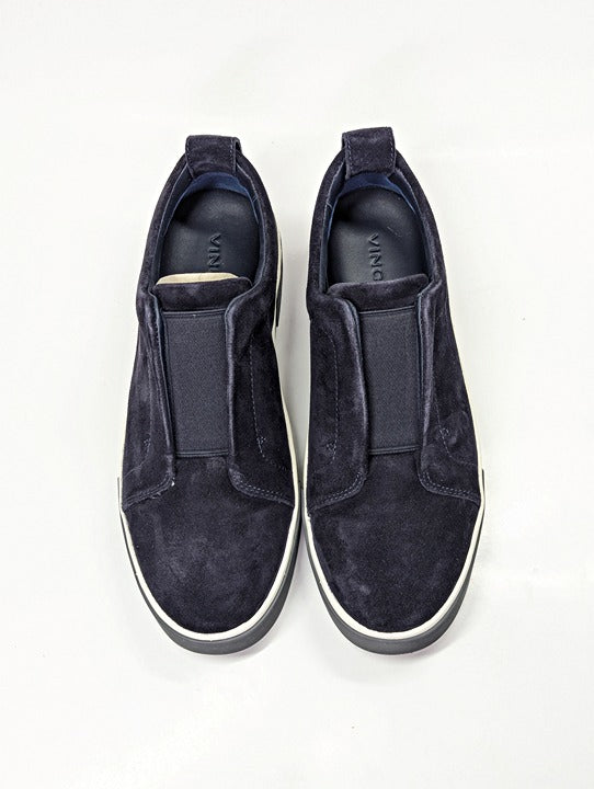 Vince Ranger Men's Navy Coastal Suede Slip-On Sneaker Size 9 (MSRP $250)