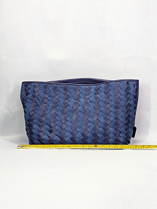 Radley London Devonshire Row Denim Large Open Top Satchel Bag (MSRP $388)