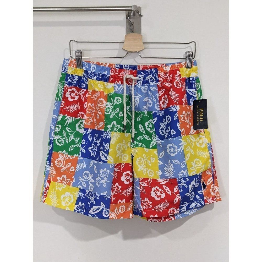 Polo Ralph Lauren Men's Floral Patch Shorts Size M (MSRP $125)