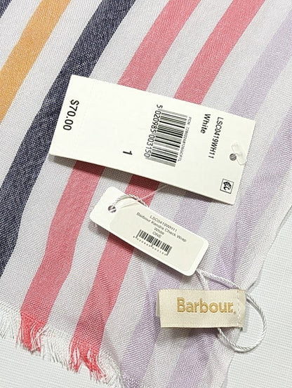 Barbour Women's Kendra Check Scarf O/S 180cm x 50cm (MSRP $70)