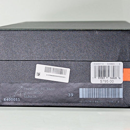 Giuseppe Zanotti Intrigo 90mm Crocodile Beige Mule Sandals Size 39 (MSRP $795)