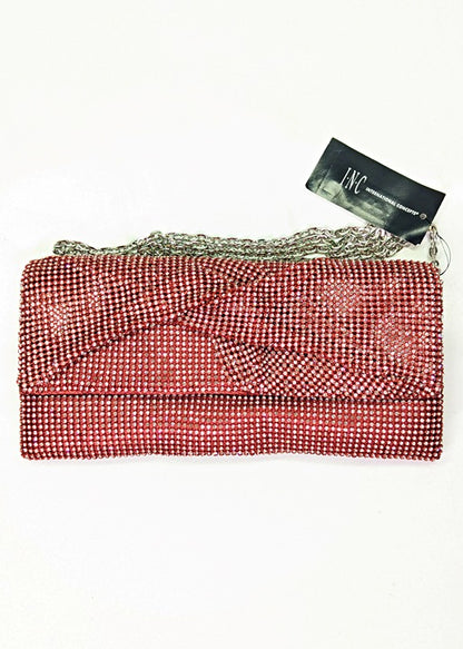 I.N.C. International Concepts Hether Twist Diamond Mesh Crossbody (MSRP $70)