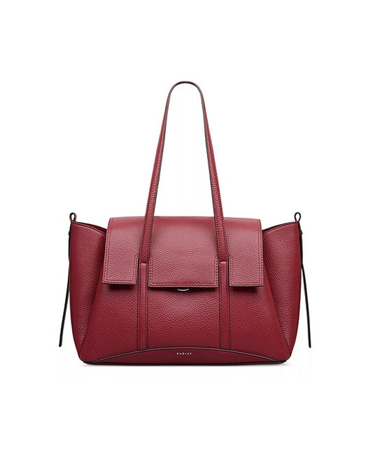 Radley London The Chancery Large Leather Shoulder Bag Medium Red (MSRP $448)