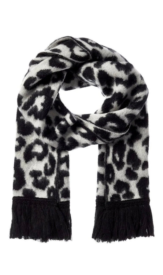 Jocelyn Animal Wool-Blend Blanket Scarf (MSRP $175)