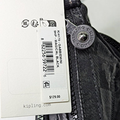 Kipling Shoulder Bag Gabbie Mini Magical Black Harry Potter Collection MSRP $129