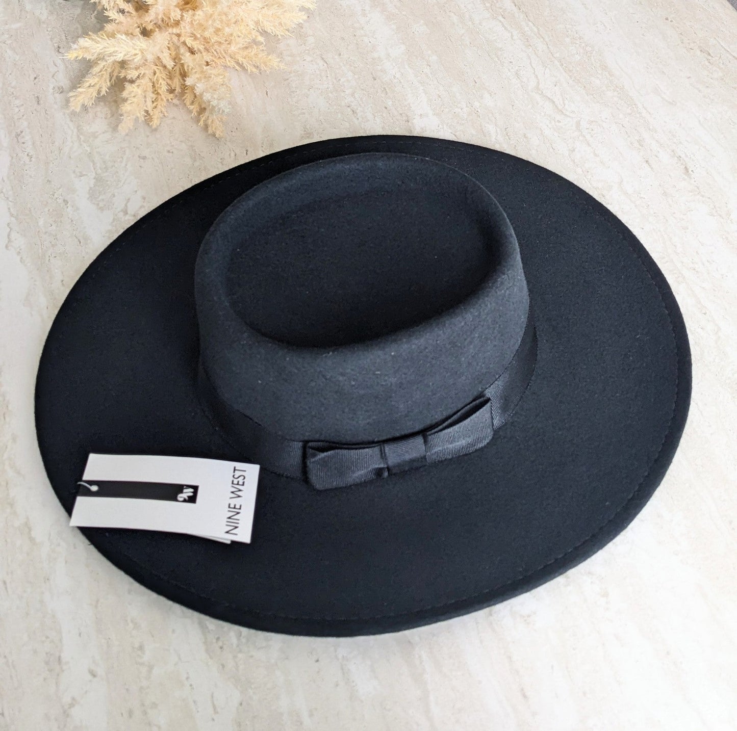 Nine West Wool Felt Telescope Floppy Hat (MSRP $98)