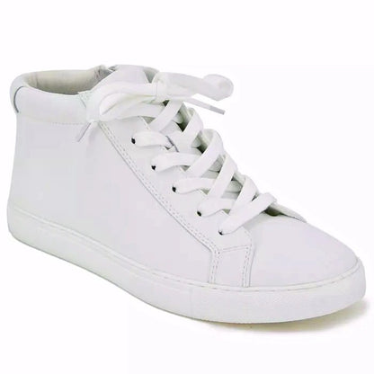 Kenneth Cole New York Women's Kam Hightop Sneakers White Size 7.5 M (MSRP $125)