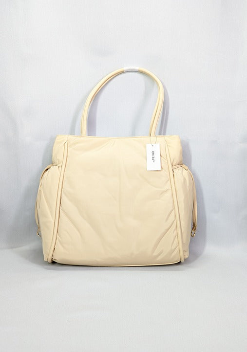 On 34th Jyyll Women's Nylon Tote in Cold Cream (MSRP $100)