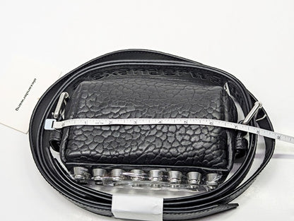 Alexander Wang Ricco Mini Black Leather Convertible Crossbody Bag