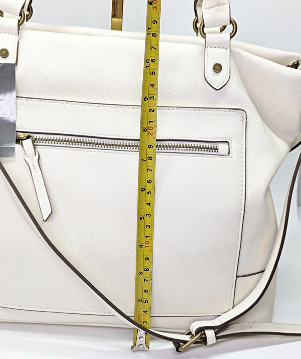 Style & Co Women's Hudsonn Tote Alabaster O/S (MSRP $80)