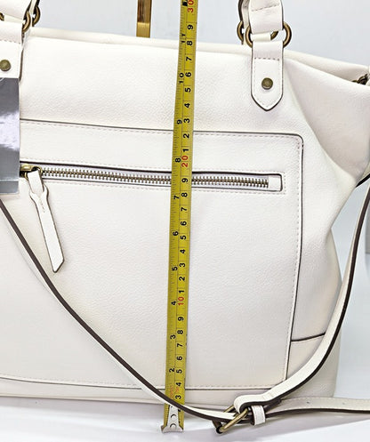 Style & Co Women's Hudsonn Tote Alabaster O/S (MSRP $80)
