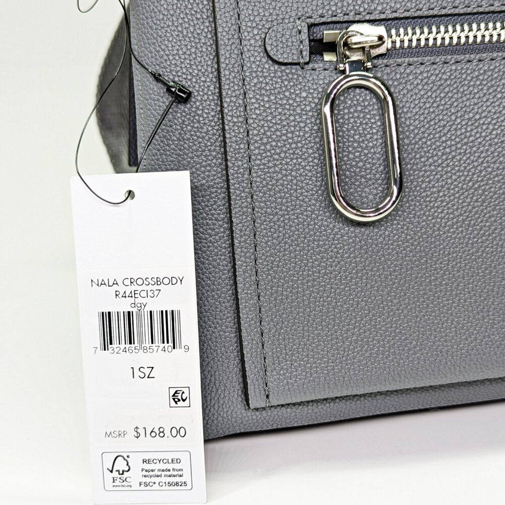 DKNY Nala Women's Small Crossbody Bag in Dark Gray (MSRP $168)