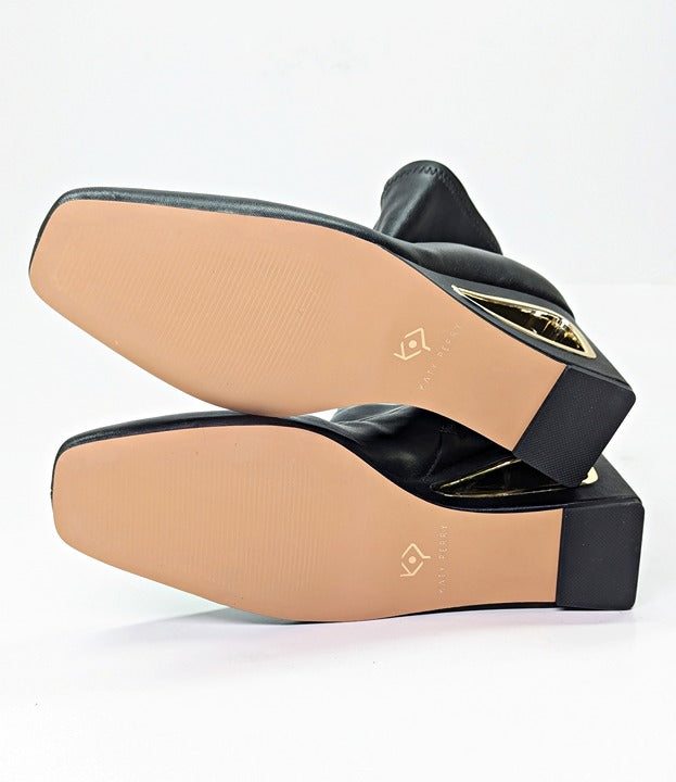 Katy Perry Women's The Hollow Wedge Booties in Black Size 9.5 (MSRP $149)