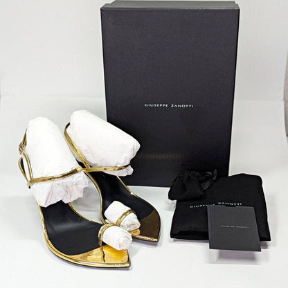 Giuseppe Zanotti Women's Symonne 70 Toe Ring Heel Sandals Size 37.5 (MSRP $795)
