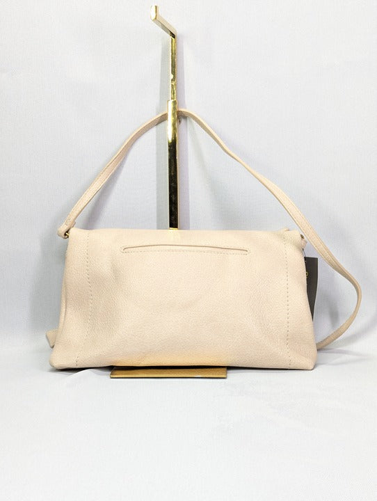 Style & Co Whipstitch East West Flap Small Crossbody in Alabaster (MSRP $80)