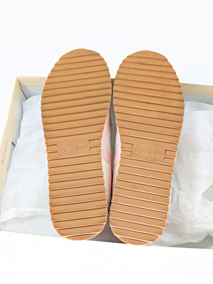 On 34th Women's Madisonn Colorblock Sneakers Tan/Pink/Bone Size 5 (MSRP $80)