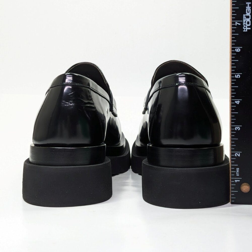 Bottega Veneta Men's Leather Slip On Lug Penny Loafers Size 42.5 (MSRP $1,300)