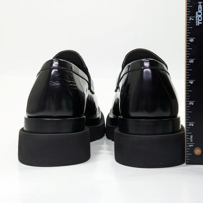Bottega Veneta Men's Leather Slip On Lug Penny Loafers Size 42.5 (MSRP $1,300)