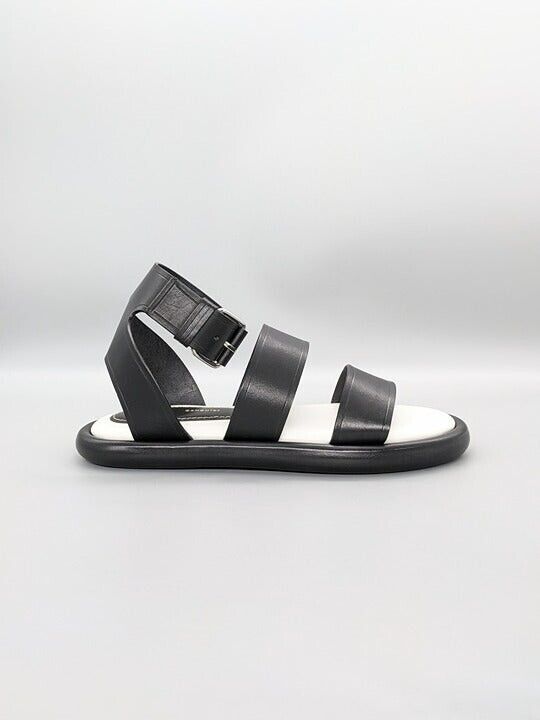 Proenza Schouler Women's Black Leather Caged Sandals Size EU 38 (MSRP $695)