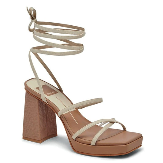 Dolce Vita Women's Amanda Ivory High Heel Sandals Size 10 (MSRP $150)