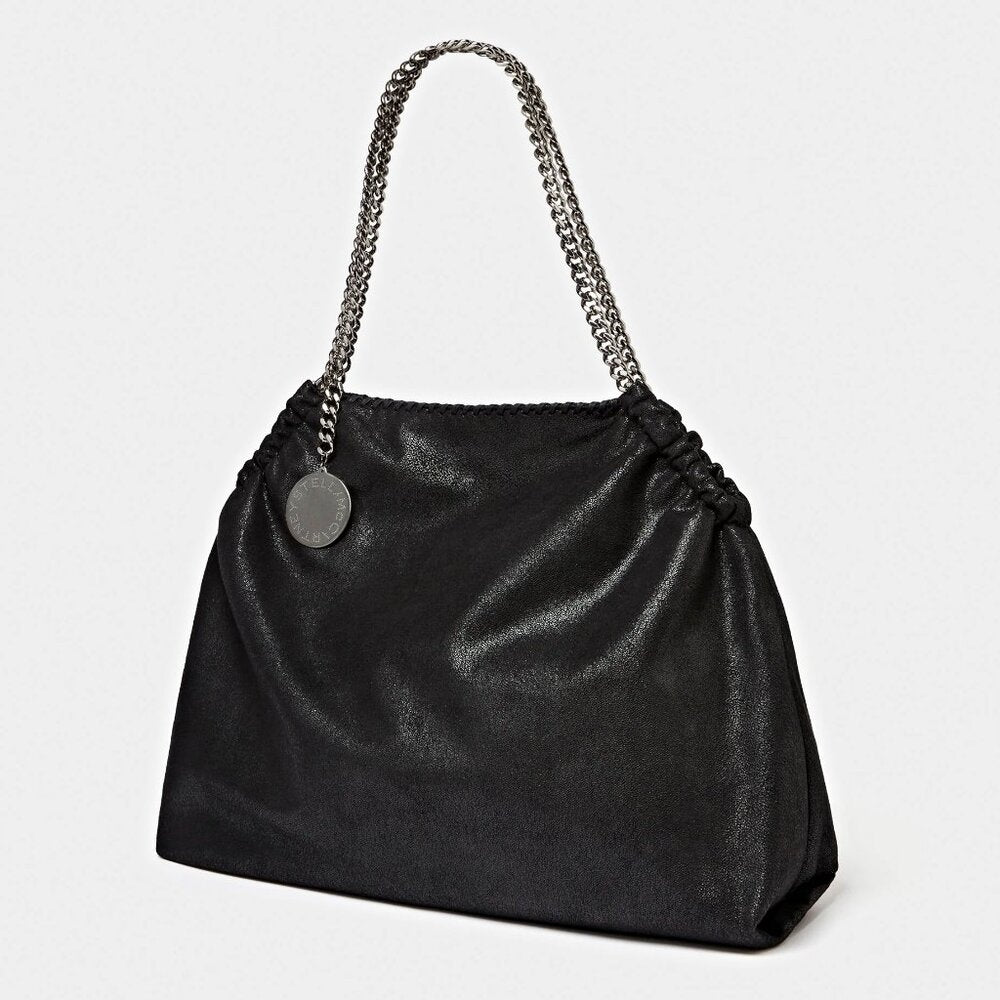 Stella McCartney Women's Shaggy Deer Falabella Tote Bag in Black (MSRP $1,450)