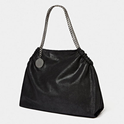 Stella McCartney Women's Shaggy Deer Falabella Tote Bag in Black (MSRP $1,450)