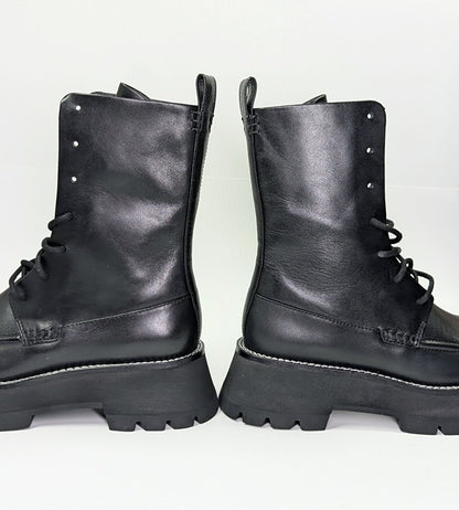 3.1 Phillip Lim Women's Kate Platform Combat Boots Size 37.5 (MSRP $650)