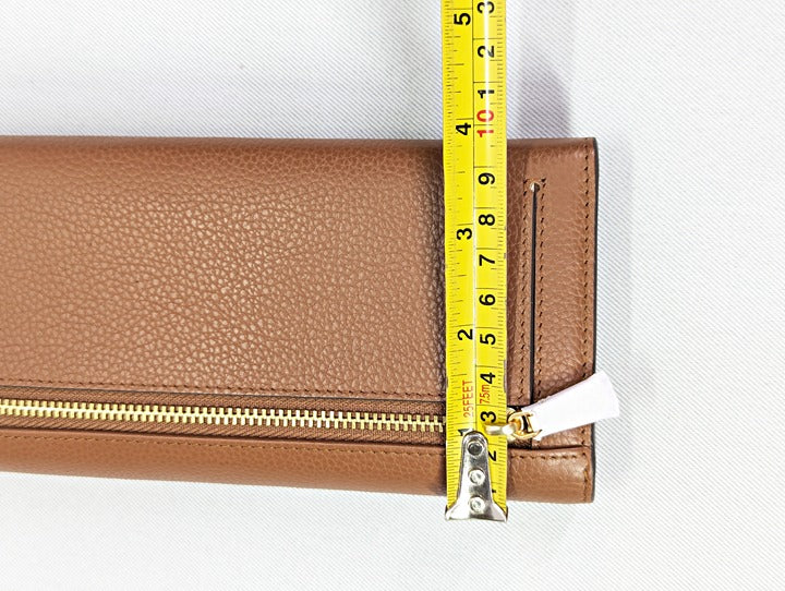 Radley London Cookie Cutter Flap Over Wallet in Medium Brown (MSRP $138)
