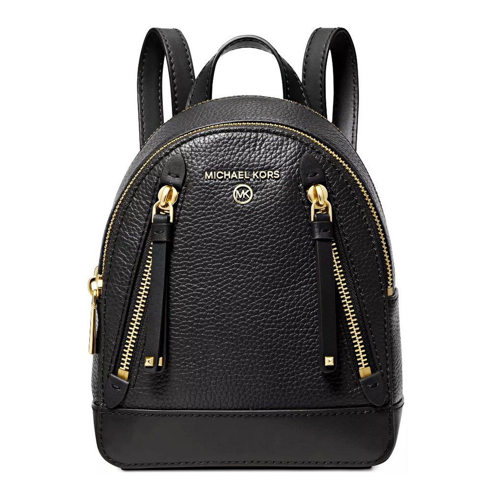 Michael Kors Brooklyn Mini Leather Pebbled Messenger Backpack (MSRP $258)